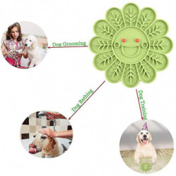 Dog Licking Pad, Slow Feeder Lick Matbluegreen2pcs
