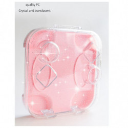 Transparent Storage Case for Switch/OLED Joy-Cons Handle Storage Box Dust-Proof High-Permeability Handle Storage White Transparent Storage Case for Switch/OLED Joy-Cons Handle Storage Box Dust-Proof High-Permeability Handle Storage White