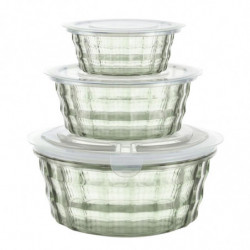 Plastic Fruit Box Fruit Containers With Tureen Bowl Clear Plastic Container Plastic Container Sealed Container Green