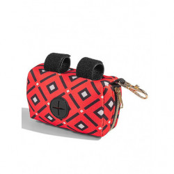 Portable Travel With Clip Dog Cat Zipper Closure For Leash Poop Bag Dispenser