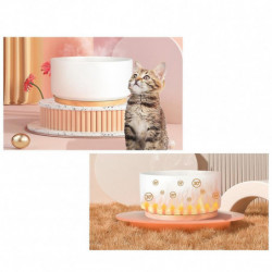 Pet Heating Bowls Intelligent Thermostatic Ceramic Puppies Pet Dog Cats Food Water Insulation Bowls Food Container Cage