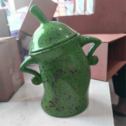 Canister with Attitude,Fun Airtight Kitchen Storage Canisters,Cute Food Storage Tank with Airtight Lid Green Canister with Attitude,Fun Airtight Kitchen Storage Canisters,Cute Food Storage Tank with Airtight Lid Green