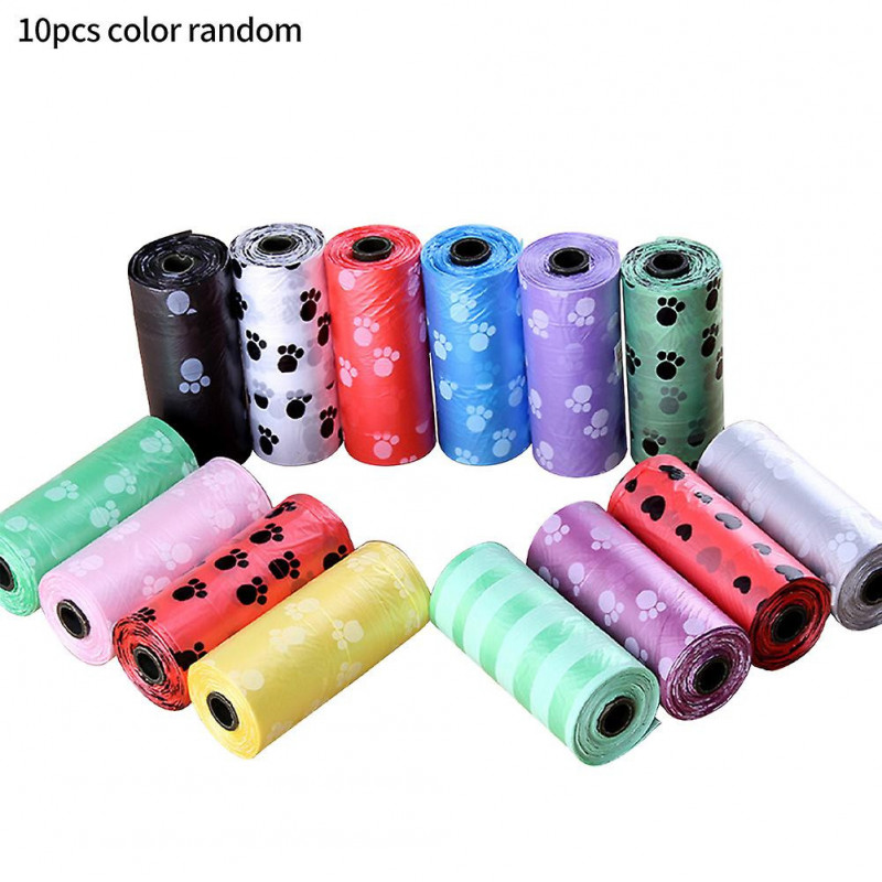10 rouleaux nettoyer les déchets cueillir portable dégradable grande capacité sac de caca pour animaux de compagnie 10 rouleaux nettoyer les déchets cueillir portable dégradable grande capacité sac de caca pour animaux de compagnie