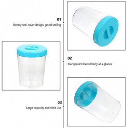 16.5X12.5x12.5cm blue pet food containers 1pc plastic food container household sealed storage bucket 16.5X12.5x12.5cm blue pet food containers 1pc plastic food container household sealed storage bucket