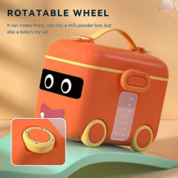 Milk Powder Dispenser,180g Double Seal Portable Milk Powder Container With Spoon And Handle, Multifunctional [...]