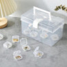 Transparent Plastic Storage Box Pvc Anti-oxidation Storage Box For Travel Accessories Home Dresser