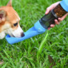 Multifunctional Outdoor Pet Water Bottle Portable Dual Use Pet Food Water Container Pet Dog Cat Supp