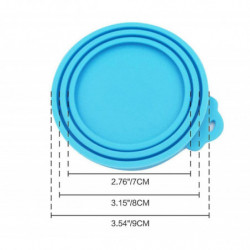 3 Pack Pet Food Can Covers Lids Universal Bpa Free & Dishwasher Safe/silicone Dog&cat Food Can Lid Covers