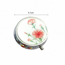 Pill Box With Cover 3 Independent Grids Well Sealed Moisture-proof Dustproof Large Capacity Business Trip Tablet [...]