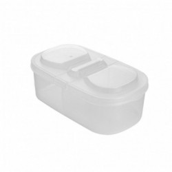 Plastic Spice Organizer Box Moisture-proof Food Containers For Kitchen Counters Cabinets Shelves