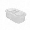 Plastic Spice Organizer Box Moisture-proof Food Containers For Kitchen Counters Cabinets Shelves