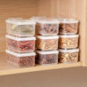 Plastic Spice Organizer Box Moisture-proof Food Containers For Kitchen Counters Cabinets Shelves