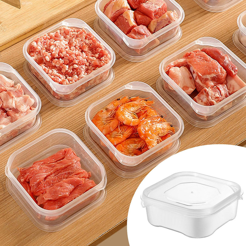Transparent Food Preservation Storage Box Refrigerator Packaging Storage Transparent Storage Box
