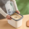 Large Airtight Rice Container, Food Storage Cereal Container, Pet Dog Food Container With Measuring Cup, Flour [...]