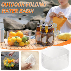 Foldable Bucket Outdoor Travel Foot Soaking Portable Large Capacity Water Storage Bucket Water Basin Wash Basin
