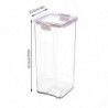 Miscellaneous Grains Barley Noodle Storage Jar Nut Candy Dry Storage Jar Transparent Buckle Dry Storage Jar