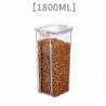 Miscellaneous Grains Barley Noodle Storage Jar Nut Candy Dry Storage Jar Transparent Buckle Dry Storage Jar