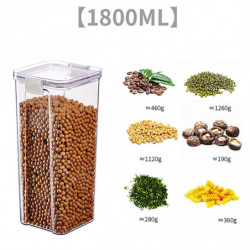 Miscellaneous Grains Barley Noodle Storage Jar Nut Candy Dry Storage Jar Transparent Buckle Dry Storage Jar Miscellaneous Grains Barley Noodle Storage Jar Nut Candy Dry Storage Jar Transparent Buckle Dry Storage Jar