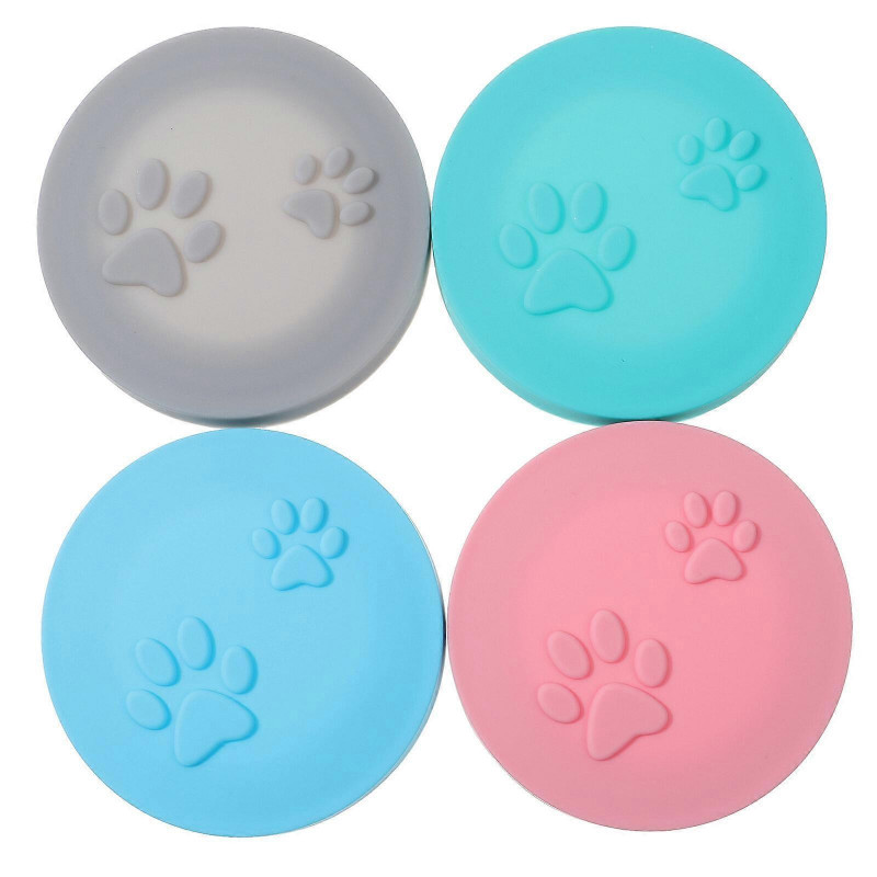 4pcs Cat Food Can Lids Silicone Small Pet Food Can Lids for Wet Food Container