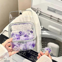 Transparent Storage Box for Laundry Seminal Vesicle Container Used for Cleaning Capsules Laundry Storage Box Large Transparent Storage Box for Laundry Seminal Vesicle Container Used for Cleaning Capsules Laundry Storage Box Large