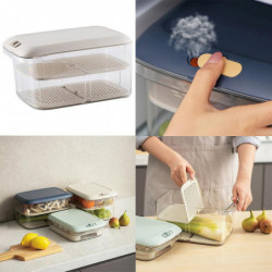 Couvercles en plastique de stockage Bpa Sans fuite Récipient alimentaire Vert clair A Couvercles en plastique de stockage Bpa Sans fuite Récipient alimentaire Vert clair A