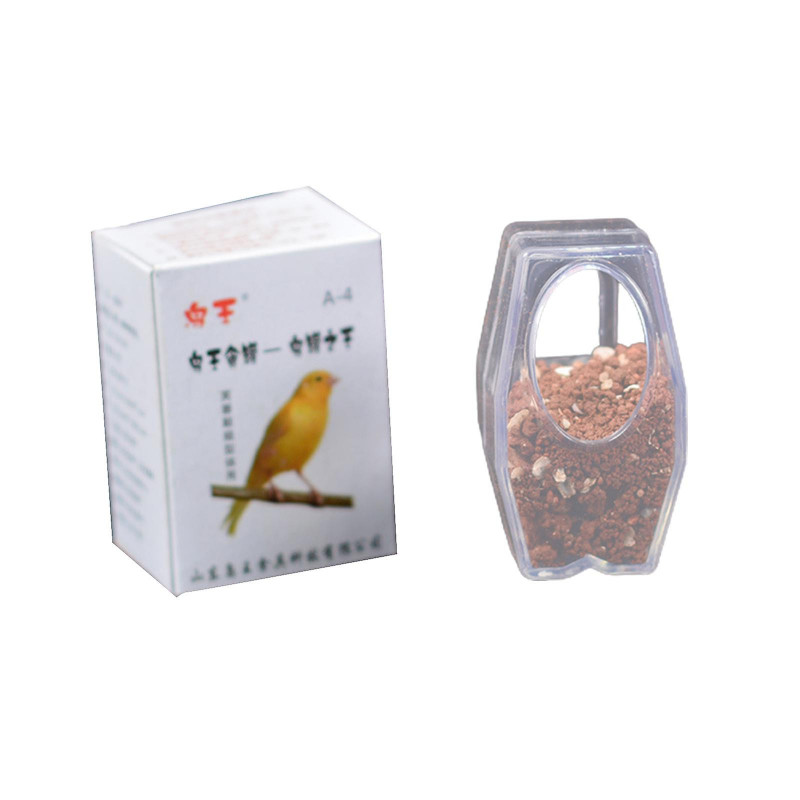 Mangeoire à oiseaux en plastique No Mess Food Container Distributeur automatique pour cockatiels