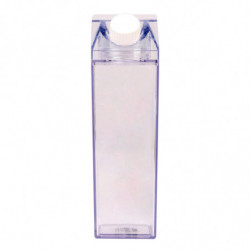500ml Étanche Extérieur Drinkware Plastique Lait Eau Bouteille Boisson Jus Transparent Transparent Récipient Transparent