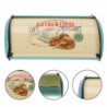 1Pc Metal Dust-proof Bread Box Household Storage Bin Practical Food Container