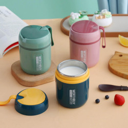 Leak-proof Insulated Hot Milk Cup Food Container For Work Travel 3 Colors Choose Leak-proof Insulated Hot Milk Cup Food Container For Work Travel 3 Colors Choose