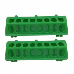 2pcs Birds Feeding Troughs Feeding Food Groove Bowls Pigeon Food Containers 2pcs Birds Feeding Troughs Feeding Food Groove Bowls Pigeon Food Containers