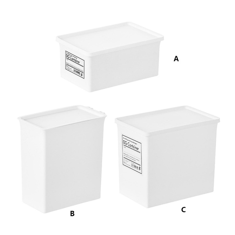 Washing Powder Storage Box With Lid Moisture-proof Dust-proof Grocery Organizer Sundries Classification For Case For Dra