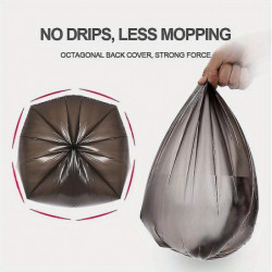 100pcs Black Household Disposable Garbage Bag Kitchen Storage Cleaning Waste Bags Privacy Pet Waste Plastic Bag