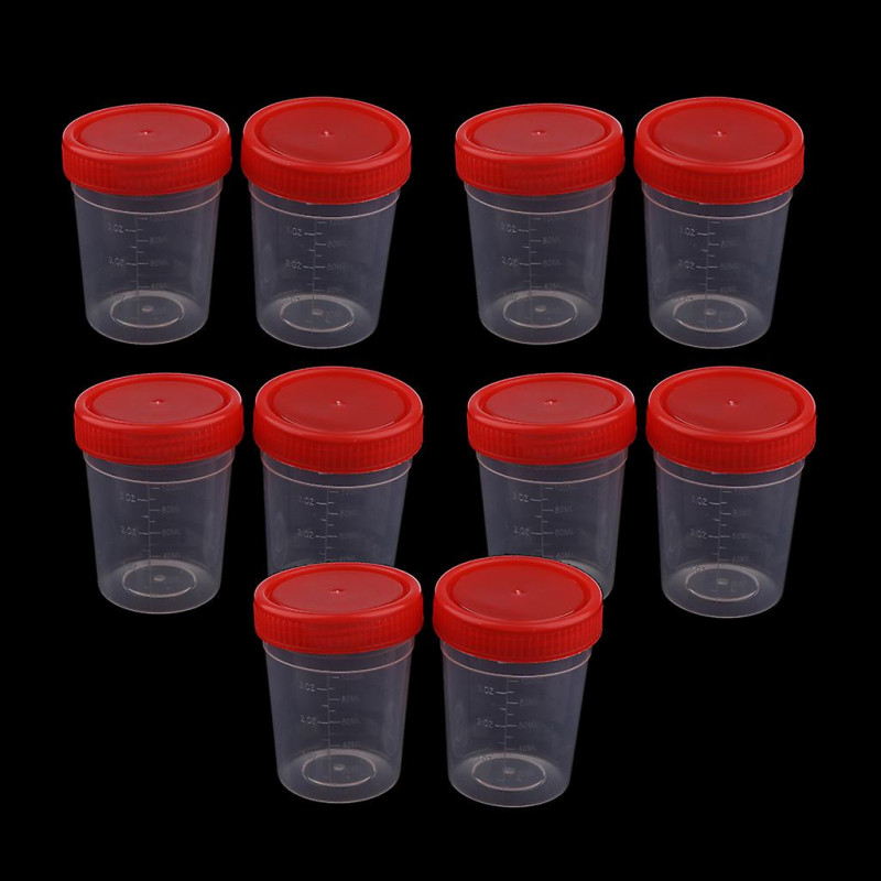 10pcs Storage Sealed Tank Round Transparent Storage Seed Liquid Containers
