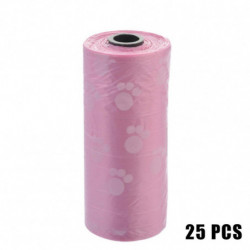 25 Roll Dog Poo Bags Doggy Bags Pet Cat Pooper Scooper Degradable Waste Bag Printed Garbage Bag