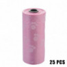 25 Roll Dog Poo Bags Doggy Bags Pet Cat Pooper Scooper Degradable Waste Bag Printed Garbage Bag
