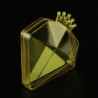 Transparent Candy Box Creative Crown Diamond Shaped Clear Plastic Container Box