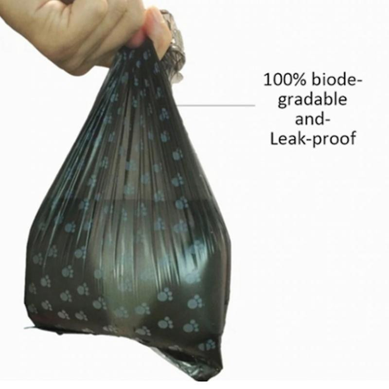 25 Roll Dog Poo Bags Doggy Bags Pet Cat Pooper Scooper Degradable Waste Bag Printed Garbage Bag