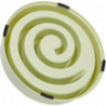 Interactive Dog Bowl, Spiral Slow Feeder Pet Dish (pink And Green)