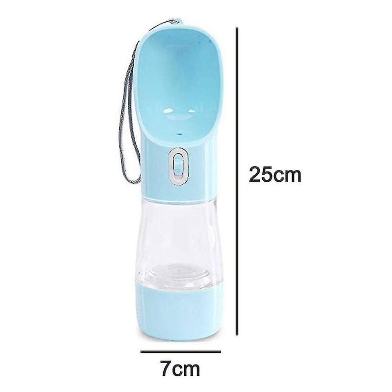 Bouteille d’eau pour chien, distributeur d’eau pour chien multifonctionnel et portable