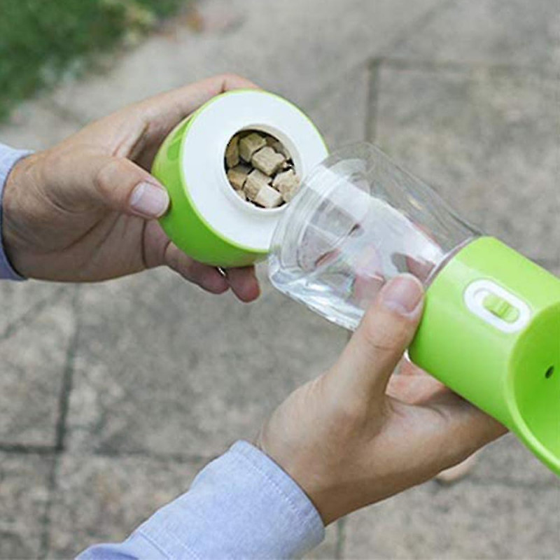 Bouteille d’eau pour chien, distributeur d’eau pour chien multifonctionnel et portable