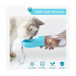 2-in-1 Dog Water Bottle,leak Proof Portable Pet Water Bottle With Food Container,outdoor Portable W 2-in-1 Dog Water Bottle,leak Proof Portable Pet Water Bottle With Food Container,outdoor Portable W