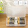 Battery Storage Box Moisture Proof Dustproof Battery Organiser for Camping