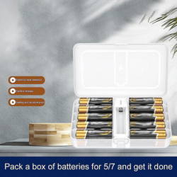 Battery Storage Box Moisture Proof Dustproof Battery Organiser for Camping Battery Storage Box Moisture Proof Dustproof Battery Organiser for Camping