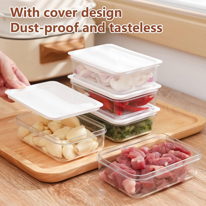Storage Box With Cover High Capacity Good Sealing Transparent Leak-proof Food Sealed Container For Home Kaesi