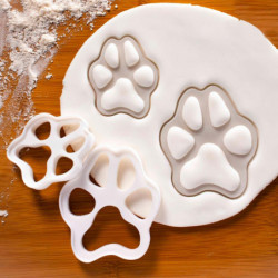 Biscuit Mould Easily Demoulding Not Sticky Food Grade Pastry Tool Plastic Cat Paw Print Cookie Mould for Bakery KAESI