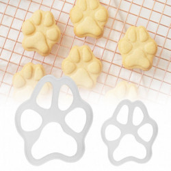 Biscuit Mould Easily Demoulding Not Sticky Food Grade Pastry Tool Plastic Cat Paw Print Cookie Mould for Bakery KAESI Biscuit Mould Easily Demoulding Not Sticky Food Grade Pastry Tool Plastic Cat Paw Print Cookie Mould for Bakery KAESI