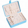 Large Capacity Double Layer Jewelry Organizer Box Dustproof Moisture-proof Rings Necklaces Lipsticks Removable [...]