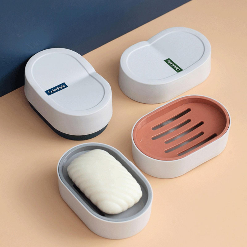 Portable Travel Drain Design Soap Box With Lid Waterproof Leak Proof Compact Lightweight Bathroom Storage Sealed [...]