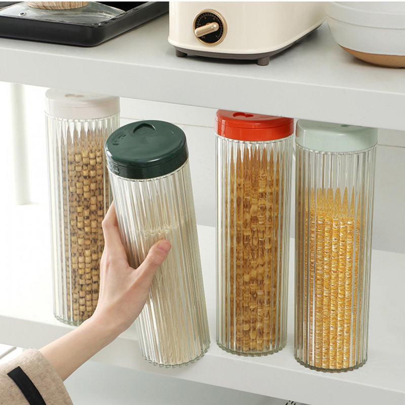 Food Storage Jar Good Sealing Moist-proof Large Capacity Noodle Storage Box Food Organizer Home Supply Kaesi