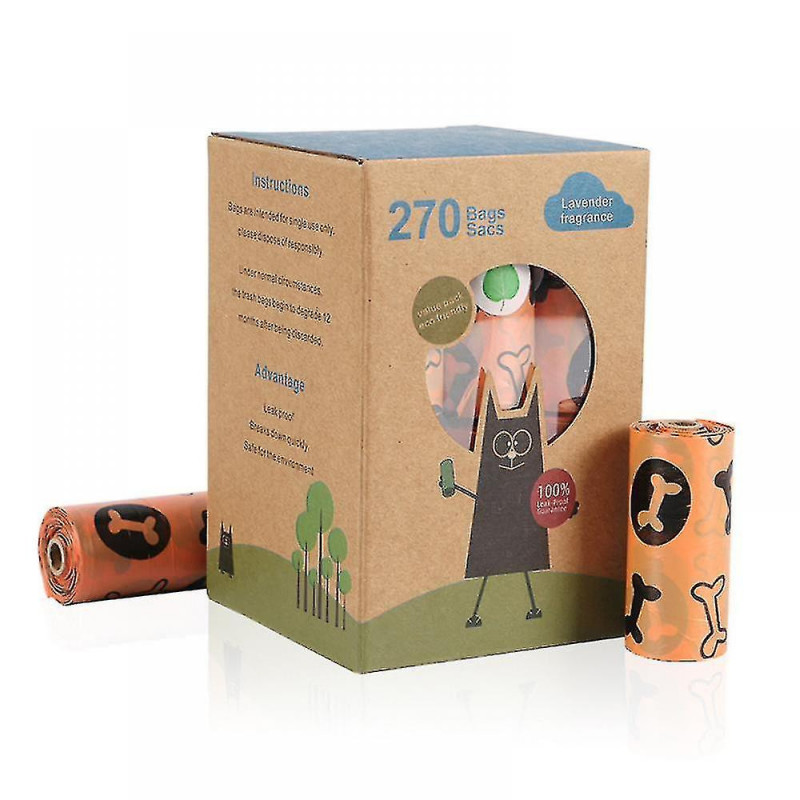 Shxx Bag Pet Supplies Garbage Bag Eco Poop Bag With Dispenser Puppy Supplies, Orange 21 Rolls / Cow Leather Box, [...]